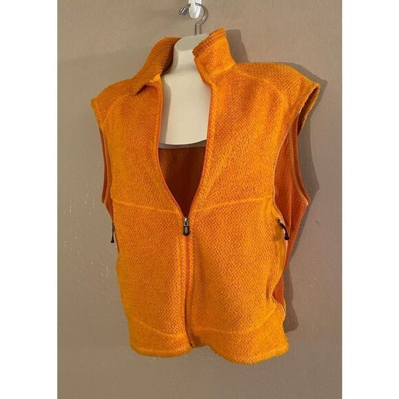 Patagonia Men's Vintage Fleece Vest Electic Orange  Size L - Picture 6 of 6